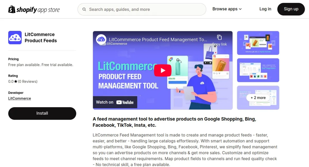 LitCommerce Product Feeds cover