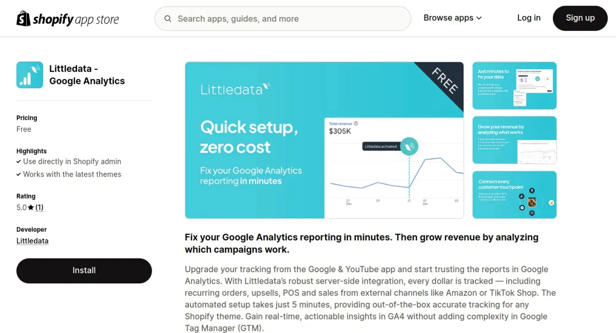 Littledata ‑ Google Analytics cover