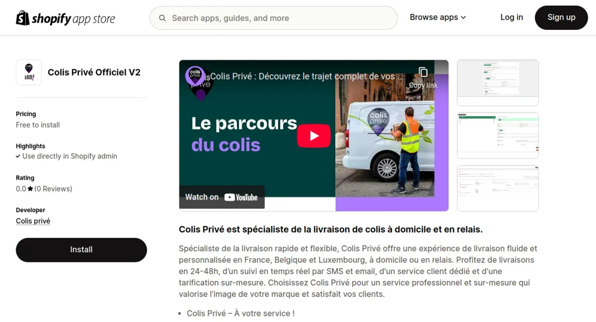 Colis Privé Officiel V2 cover
