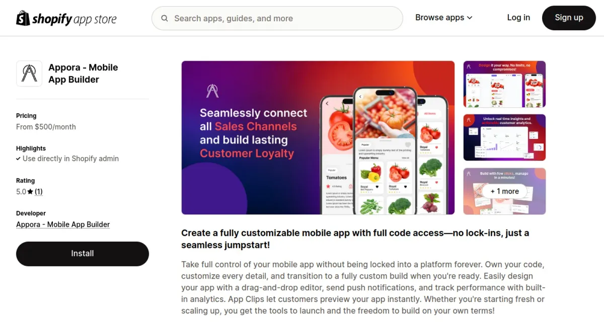 Appora ‑ Mobile App Builder cover
