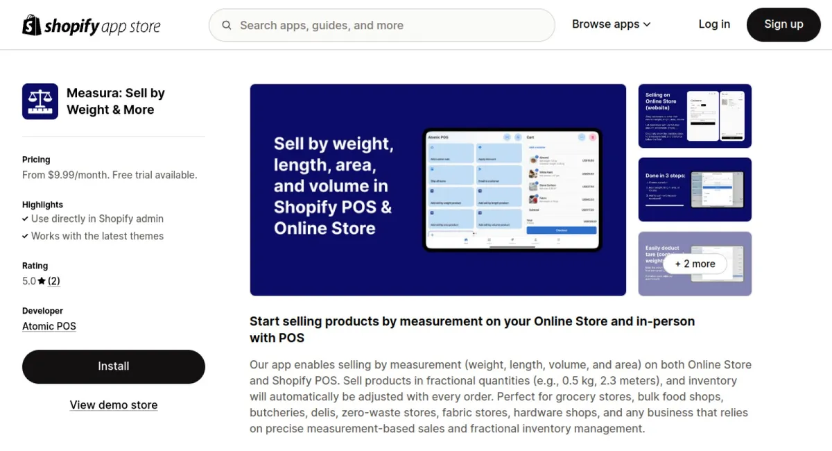 Measura: Sell by Weight &amp; More cover