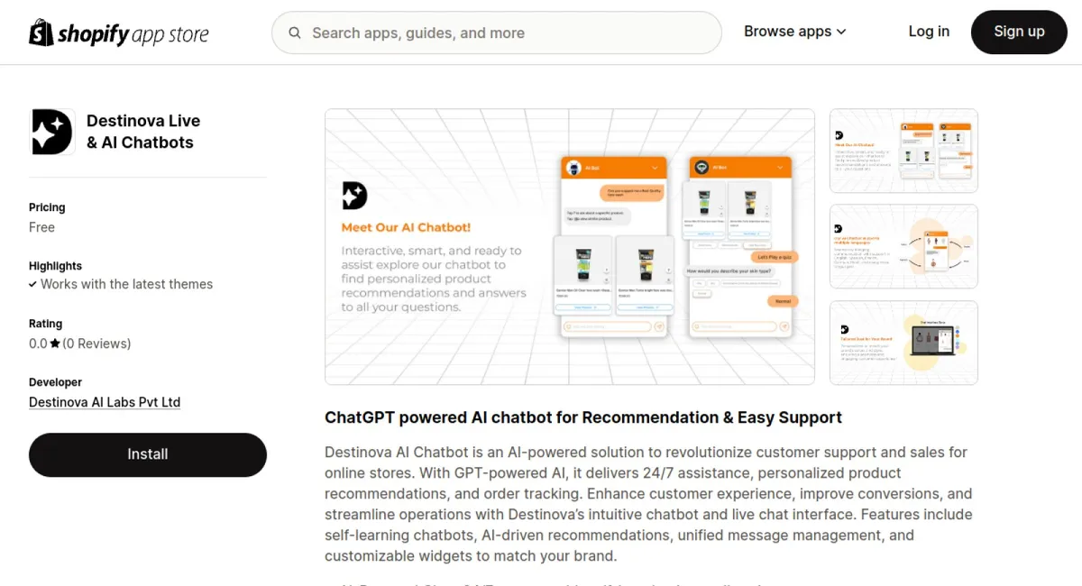 AI Chatbot &amp; Recommendation cover