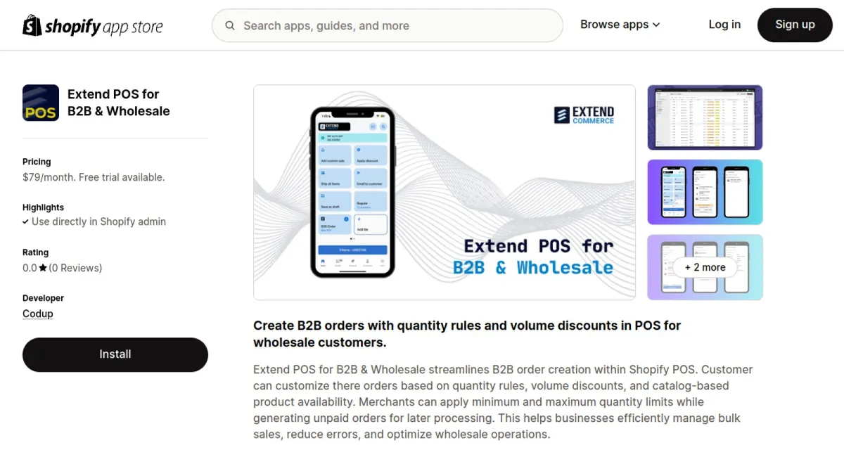 Extend POS for B2B &amp; Wholesale cover