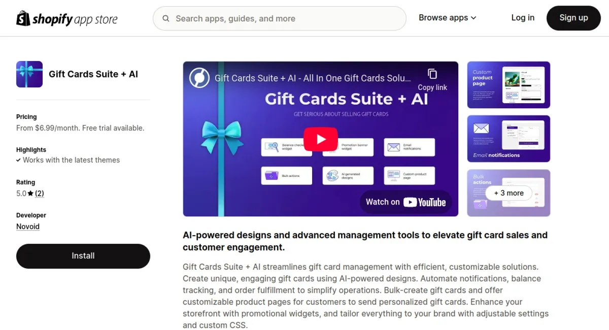 Gift Cards Suite + AI cover