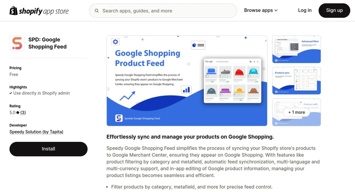 SPD: Google Shopping Feed cover