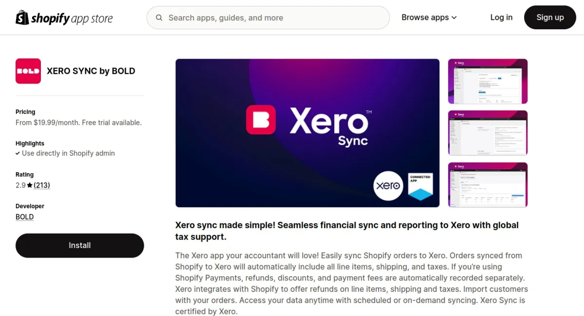 XERO SYNC by BOLD cover