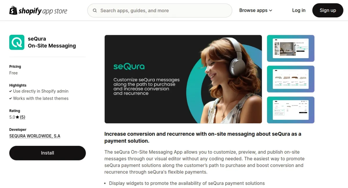 seQura On‑Site Messaging cover