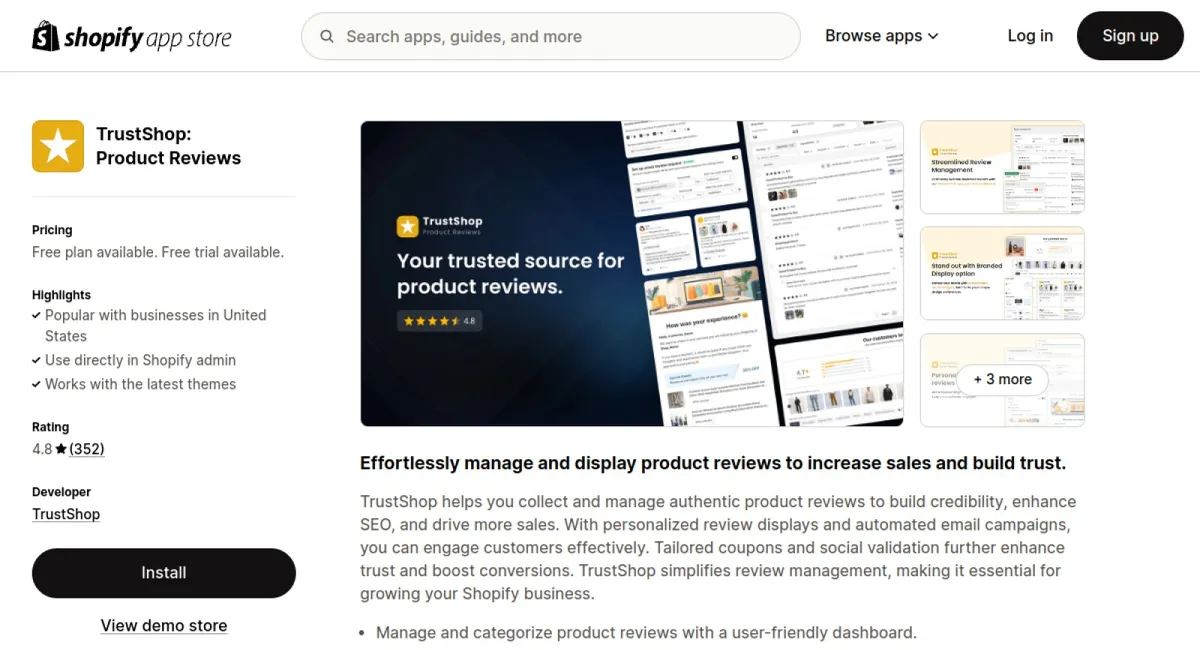 TrustShop: Product Reviews cover