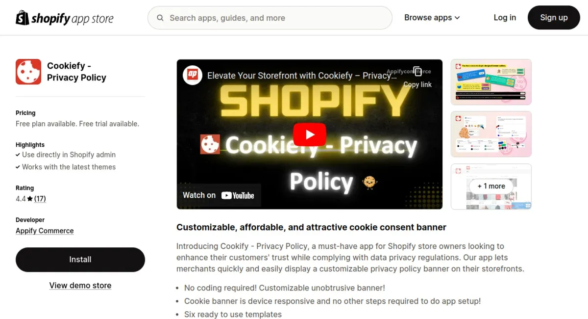 Cookiefy ‑ Privacy Policy cover