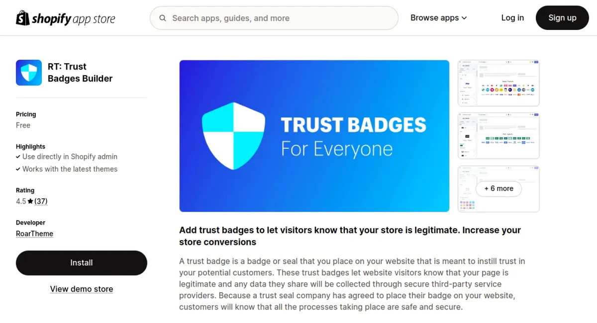 RT: Trust Badges Builder cover