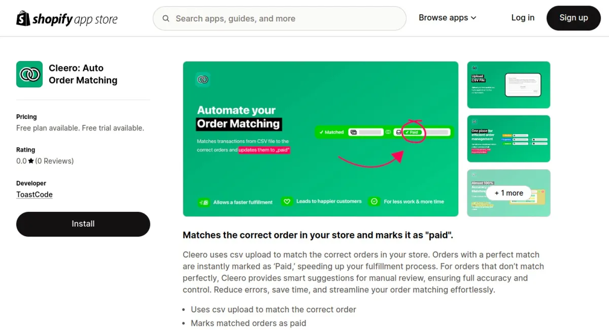 Cleero: Auto Payment Matching cover