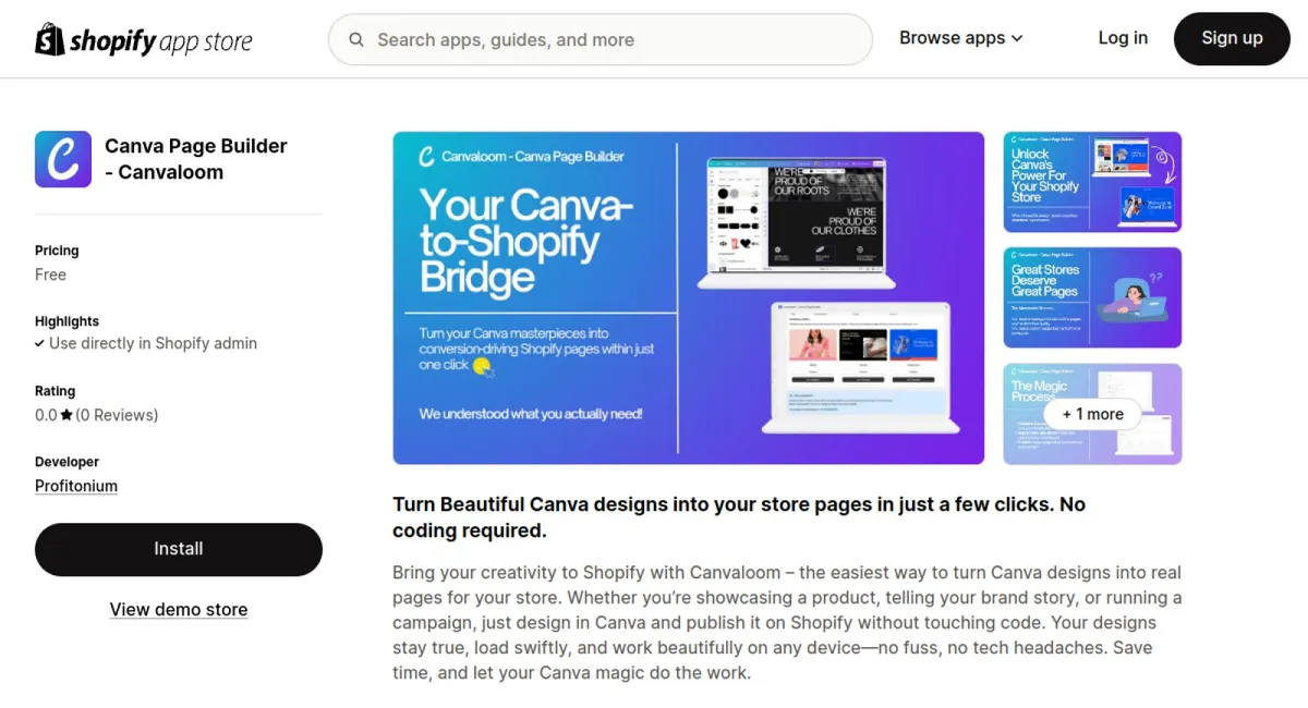 Canva Page Builder ‑ Canvaloom cover