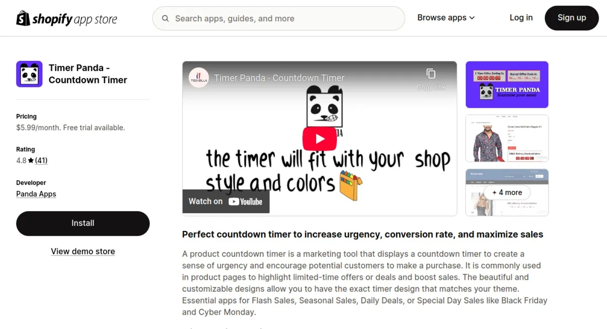 Timer Panda ‑ Countdown Timer cover