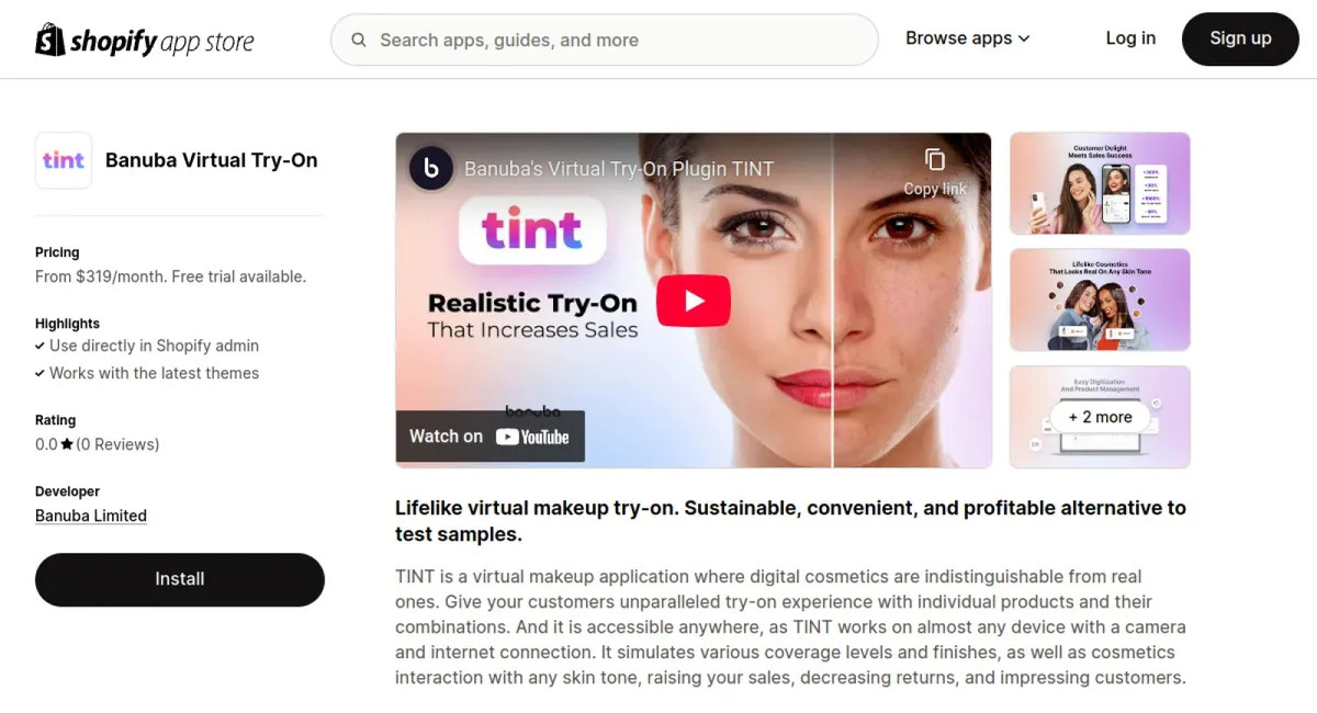 Banuba AI Virtual Try‑On cover