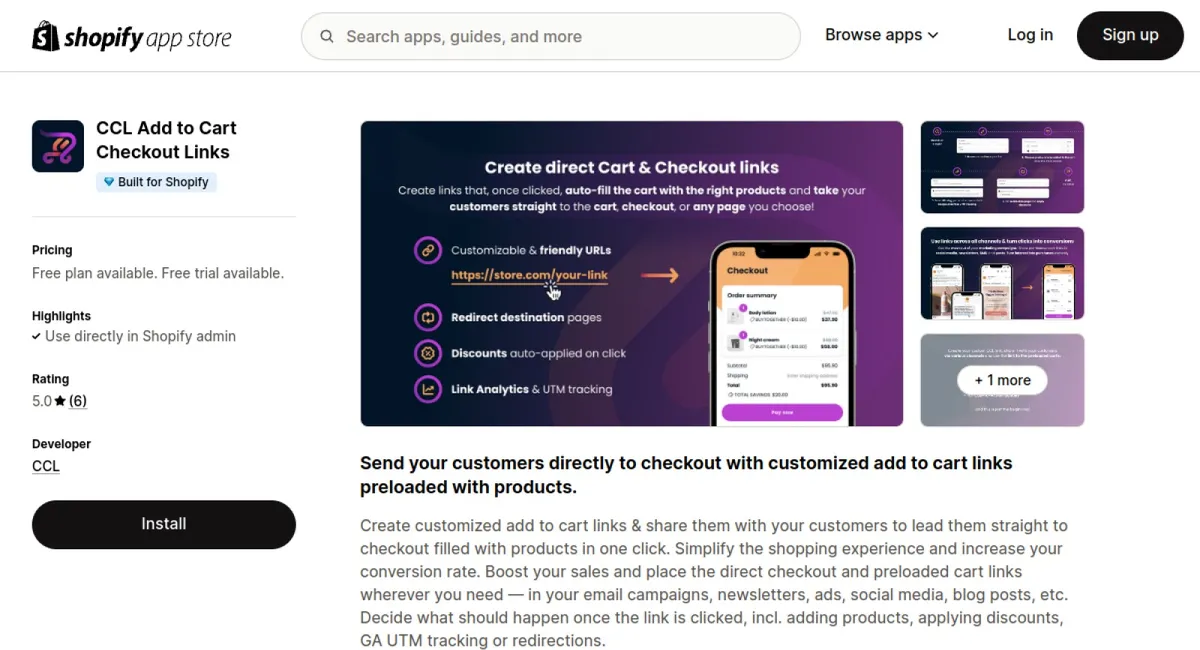 CCL Add to Cart Checkout Links cover
