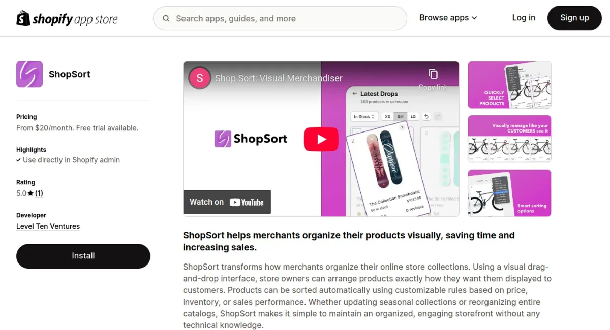 ShopSort cover