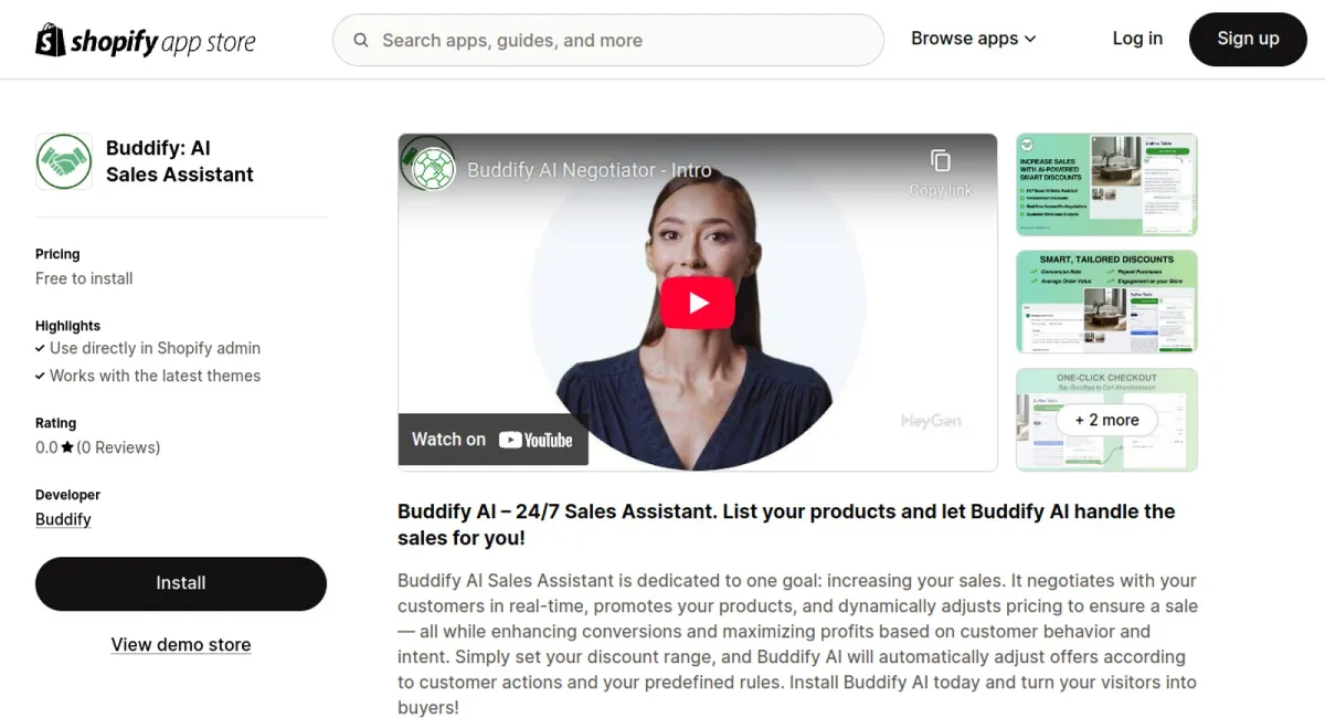 Buddify: AI Sales Assistant cover