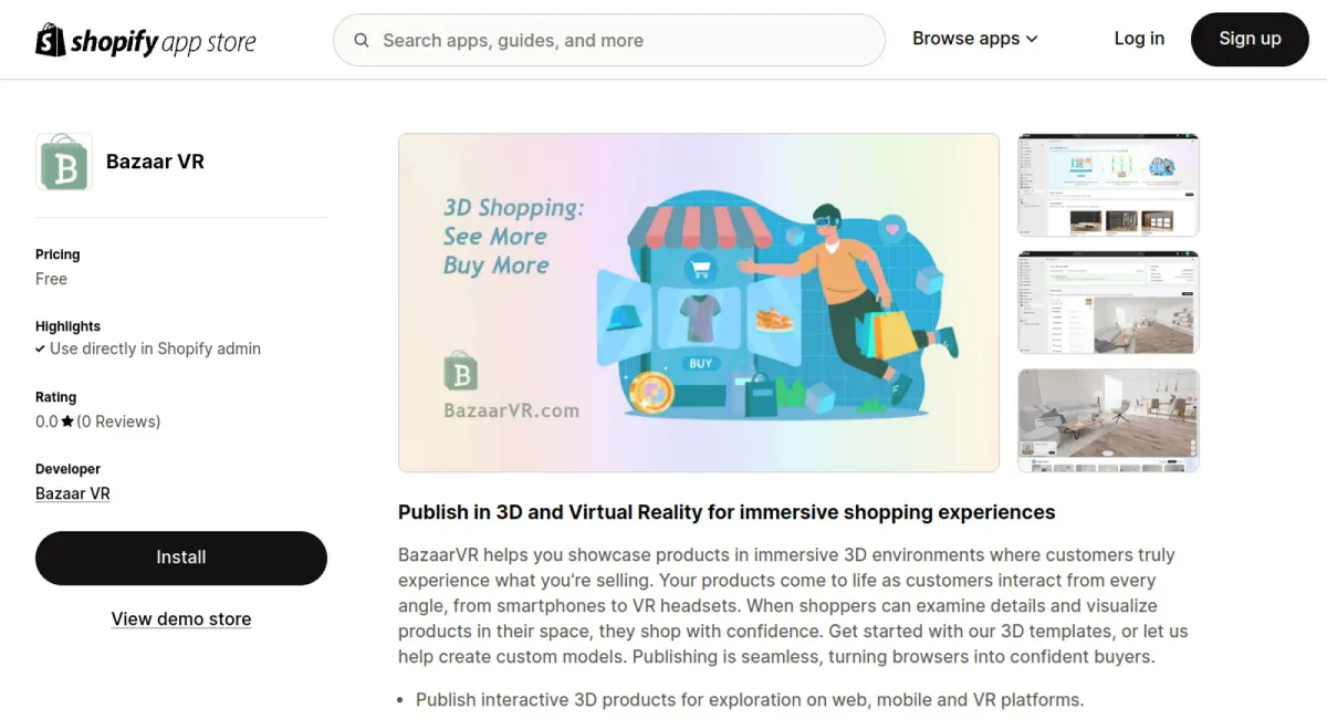 Bazaar VR cover