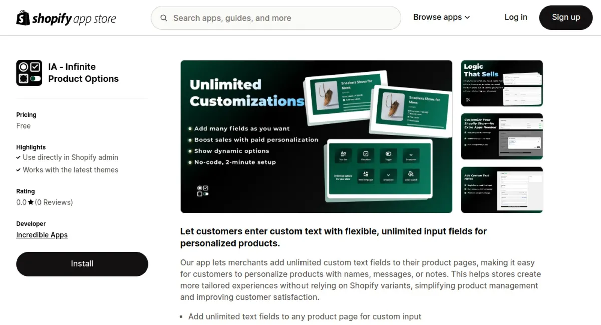 IA ‑ Product Options, Variants cover
