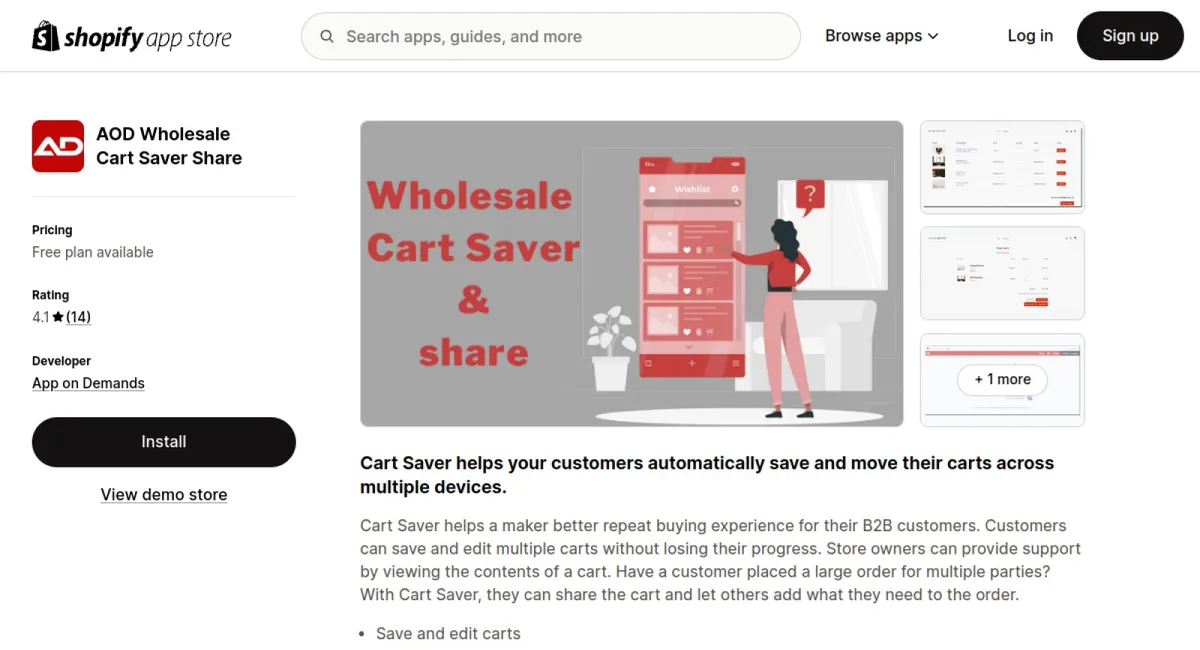 AOD Wholesale Cart Saver Share cover