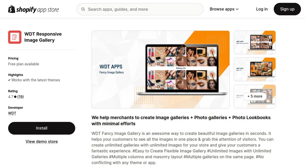 WDT Responsive Image Gallery cover