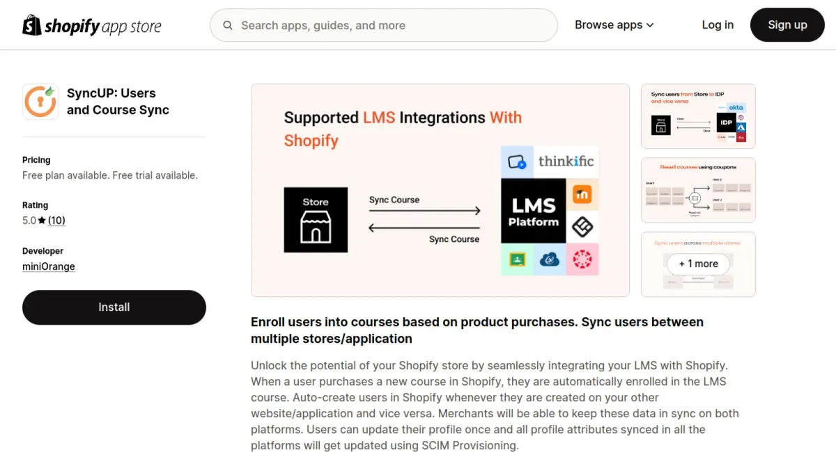 SyncUP: Users and Course Sync cover