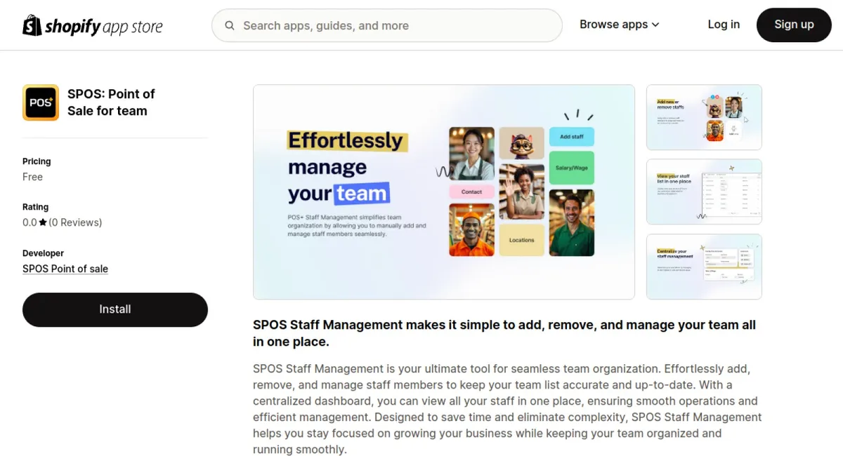 S POS: Staff Time Tracking cover