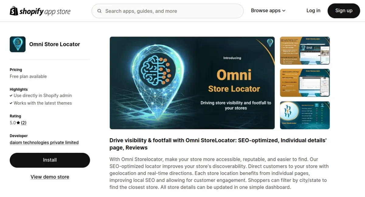 Omni Store Locator cover