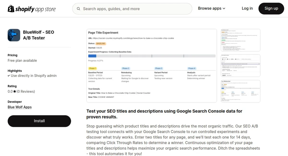 SEO A/B Tester for Google/LLM cover