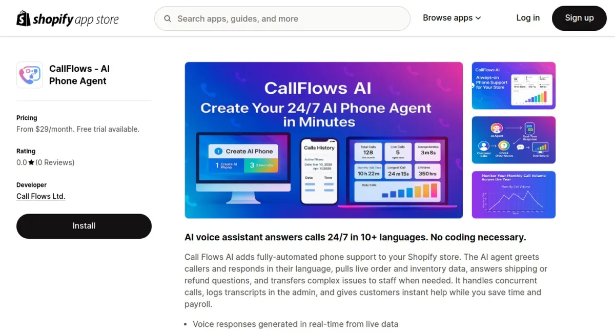 CallFlows ‑ AI Phone Agent cover