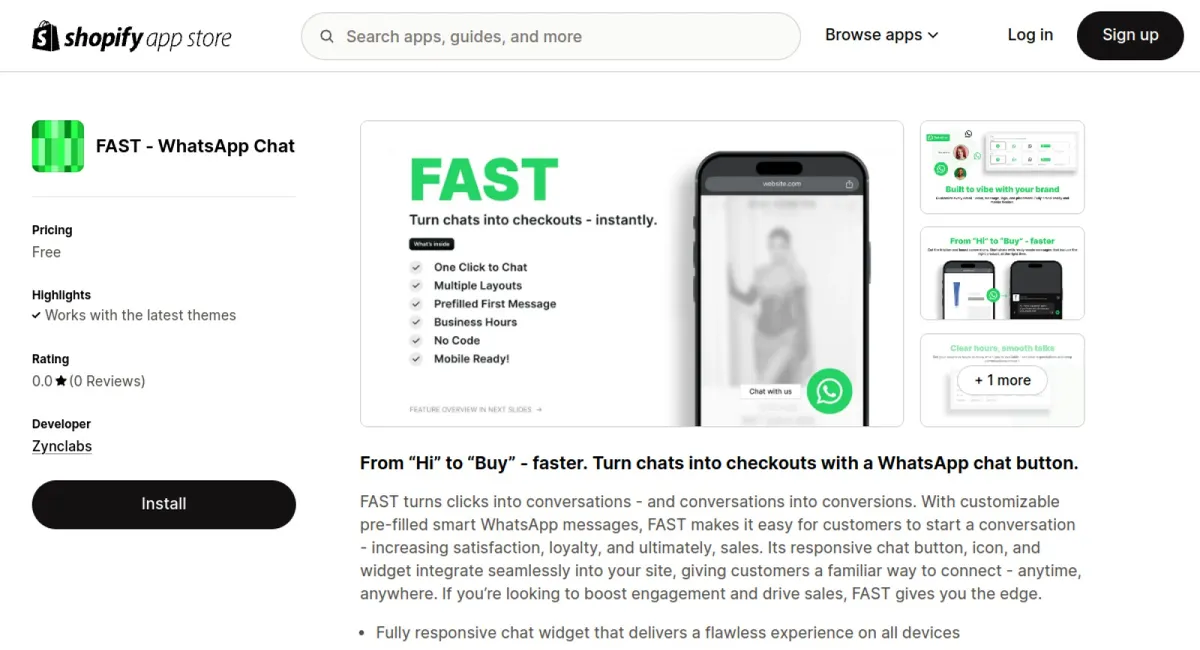 FAST ‑ WhatsApp Chat cover
