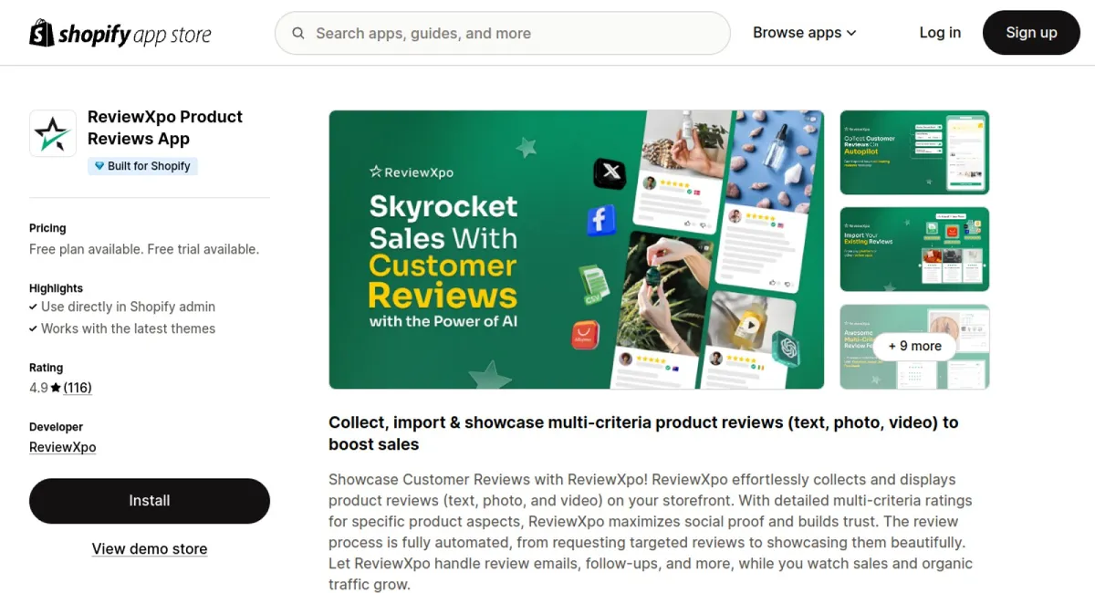 ReviewXpo Product Reviews App cover