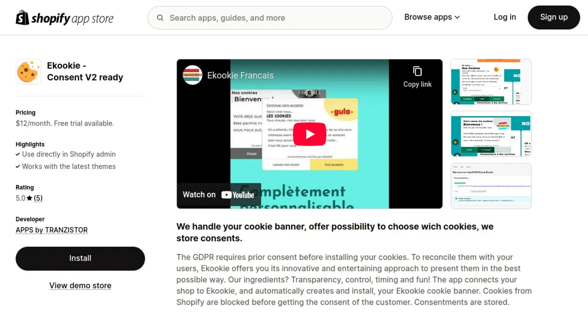 Ekookie ‑ Consent V2 ready cover