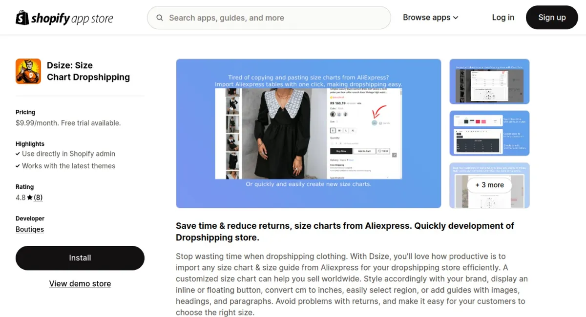 Dsize: Size Chart &amp; Size Guide cover