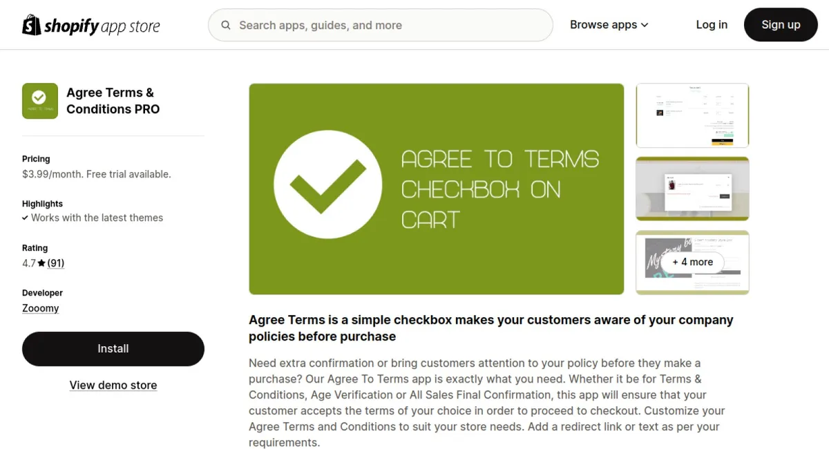 Agree Terms &amp; Conditions PRO cover