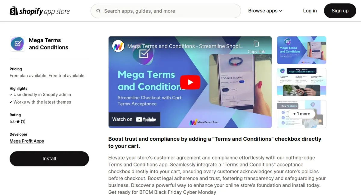 Mega Terms and Conditions cover