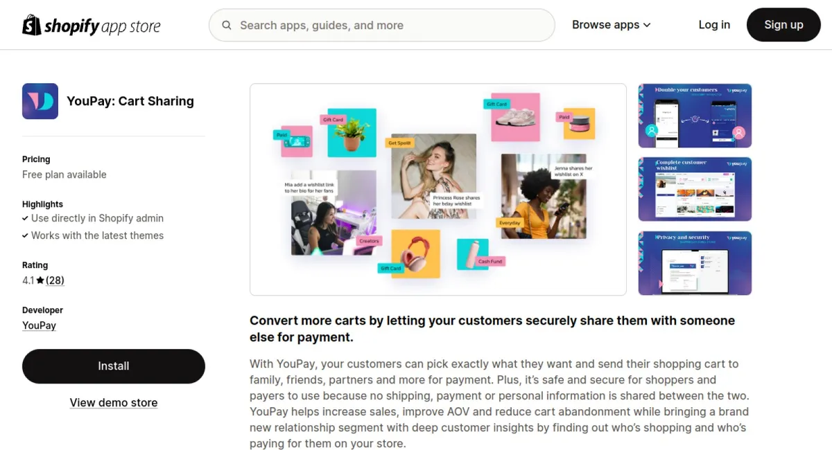 YouPay: Cart Sharing cover