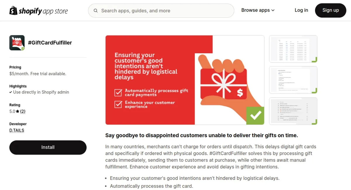 #GiftCardFulfiller cover