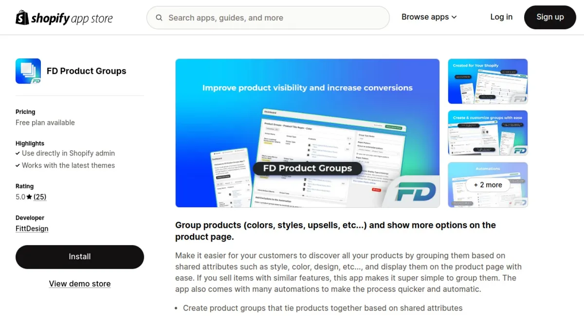FD Product Groups cover
