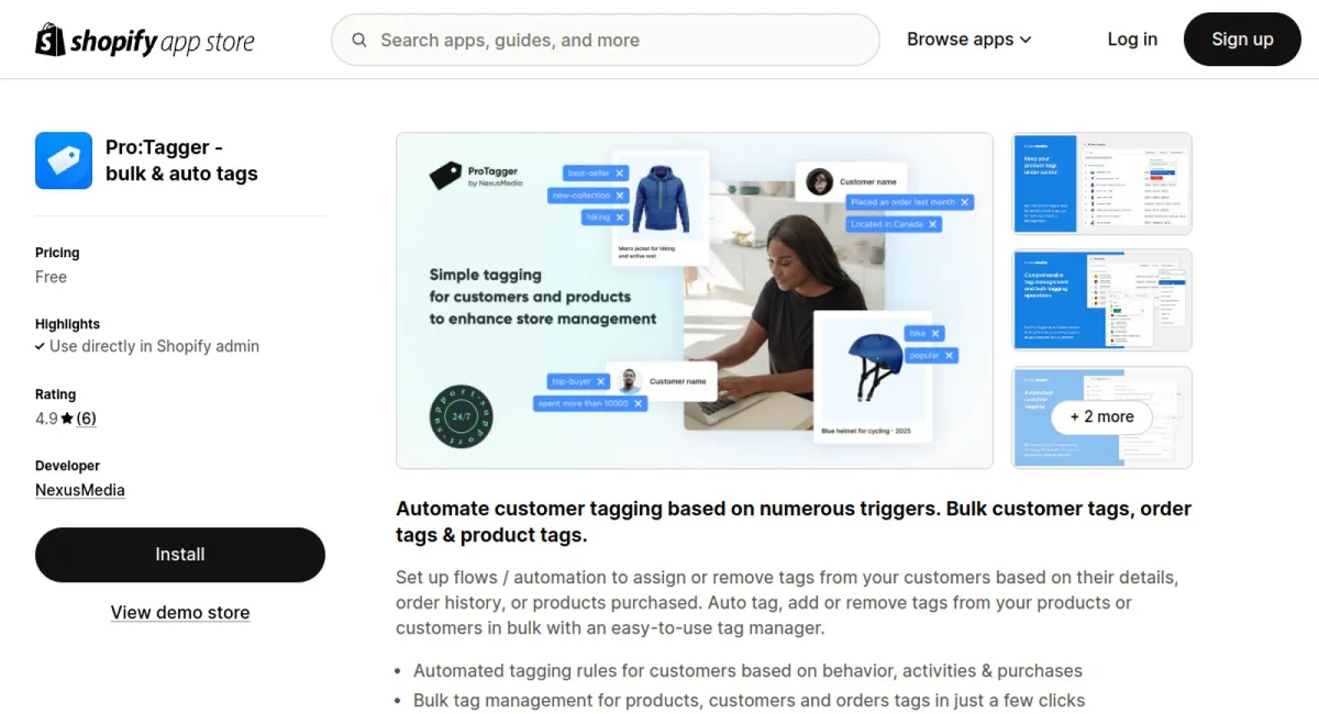 Pro:Tagger ‑ ​bulk &amp; auto tags cover