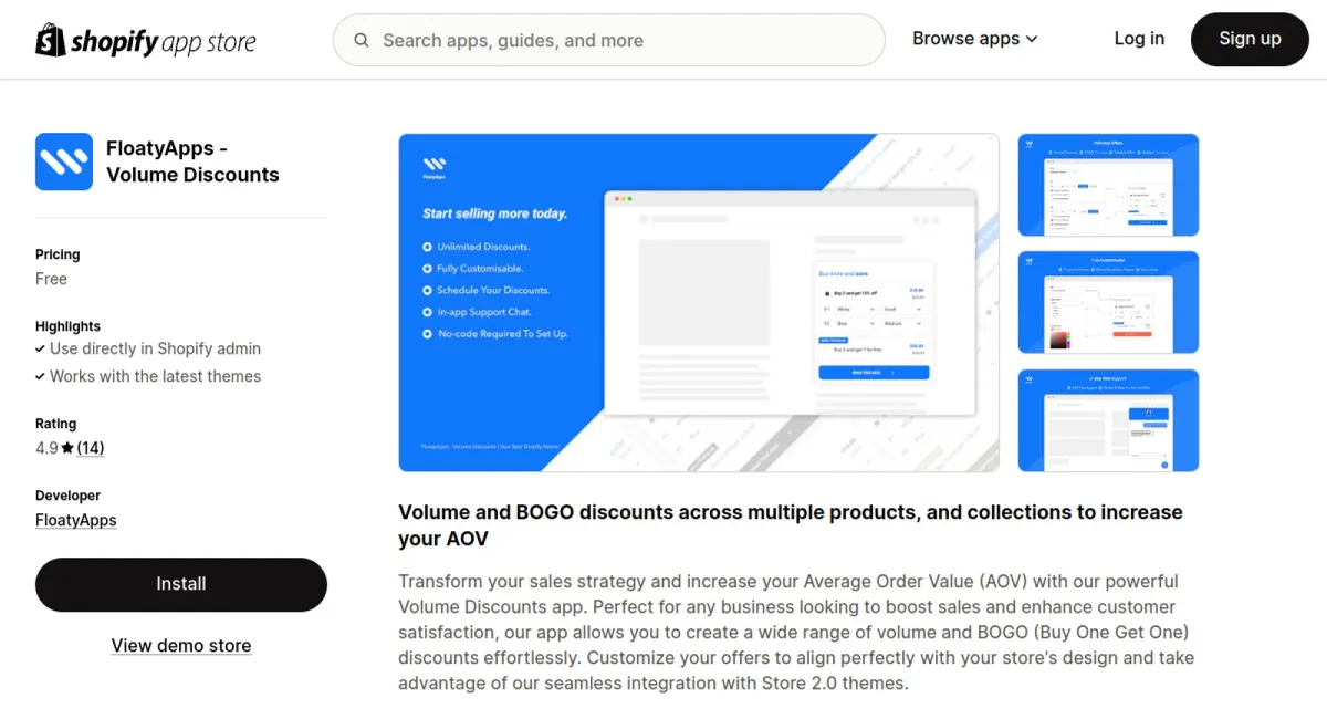 FloatyApps ‑ Volume Discounts cover