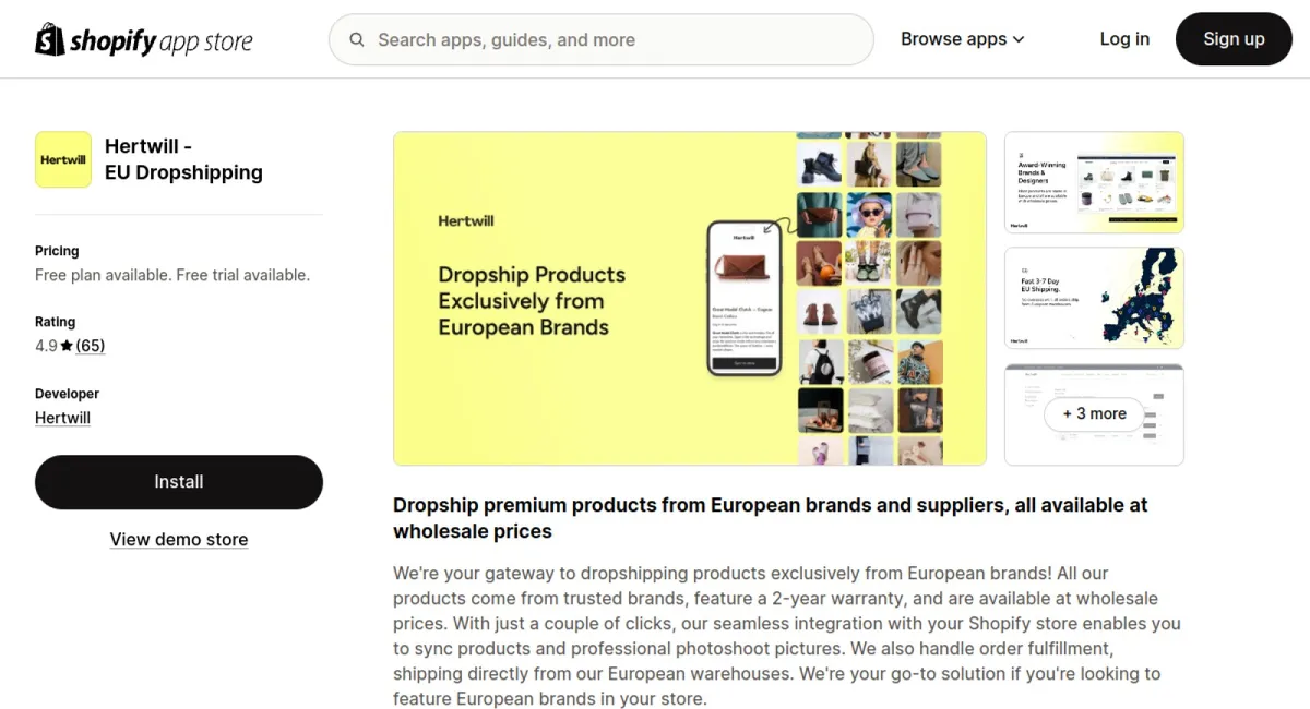 Hertwill ‑ EU Dropshipping cover