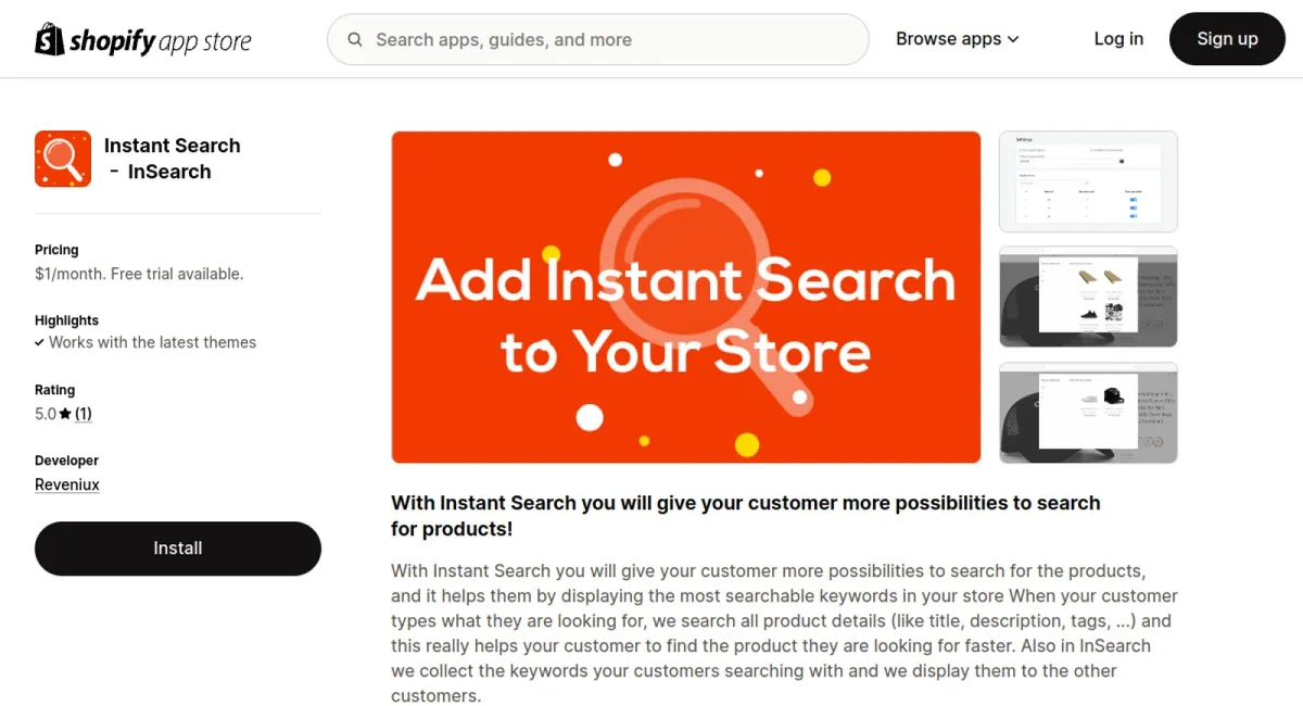 Instant Search ﹣ InSearch cover