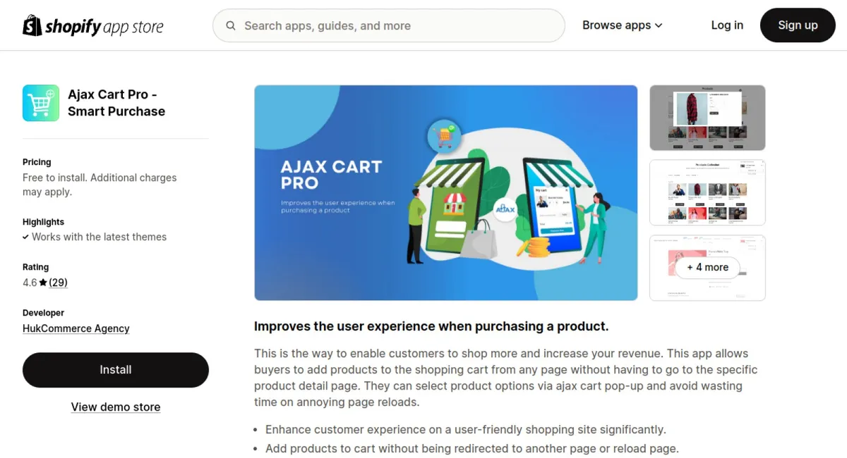 Ajax Cart Pro ‑ Smart Purchase cover