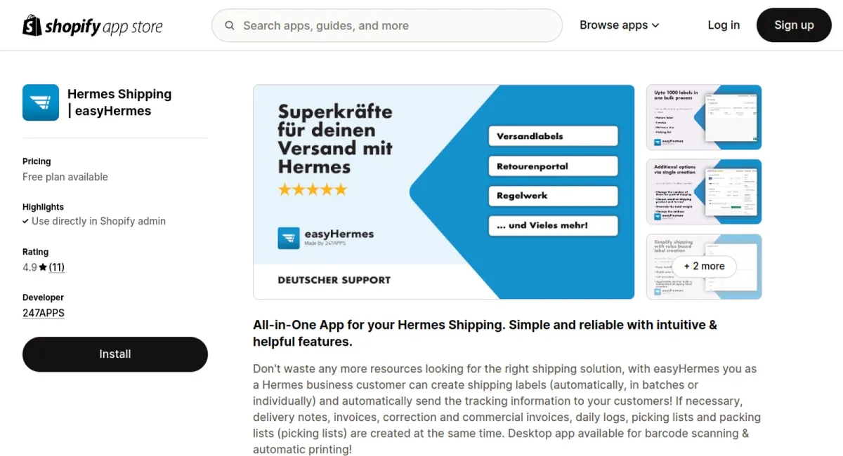 Hermes Shipping | easyHermes cover