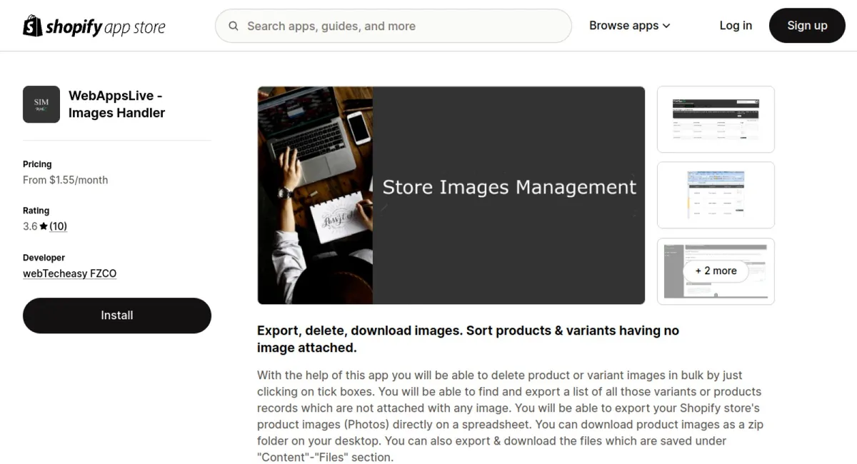 WebAppsLive ‑ Images Handler cover