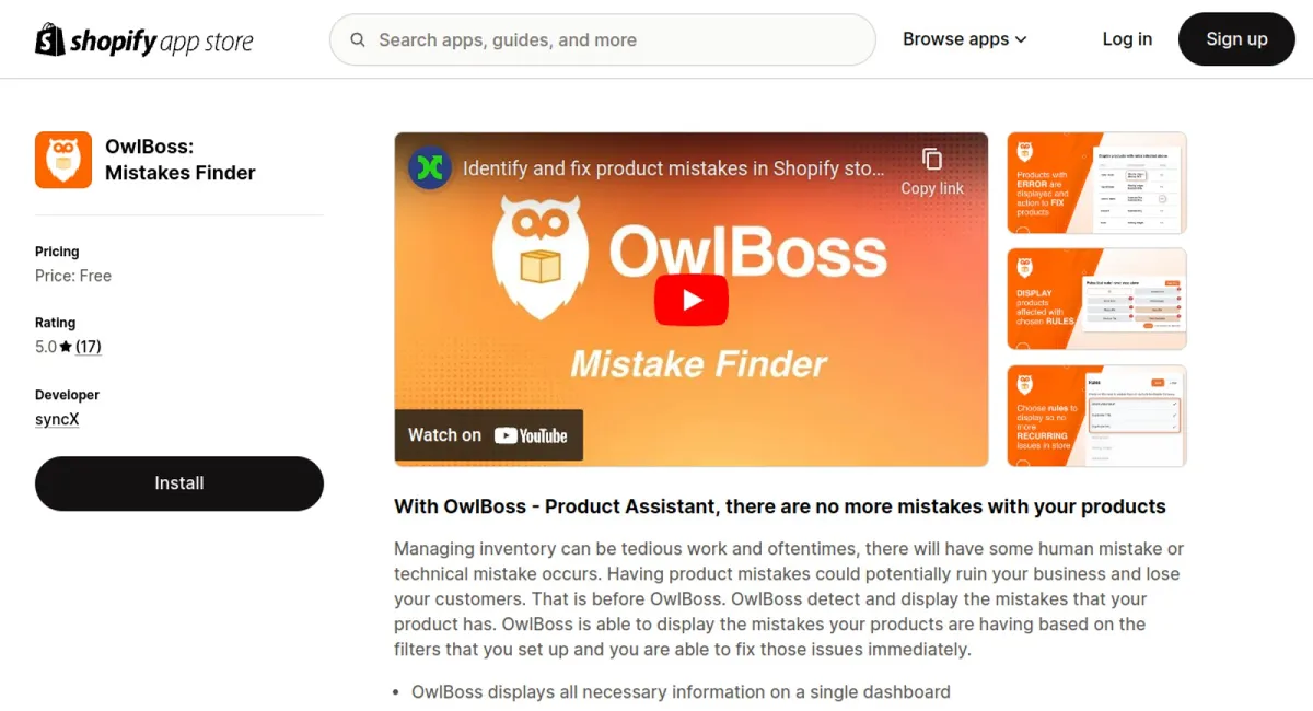 OwlBoss: Mistakes Finder cover