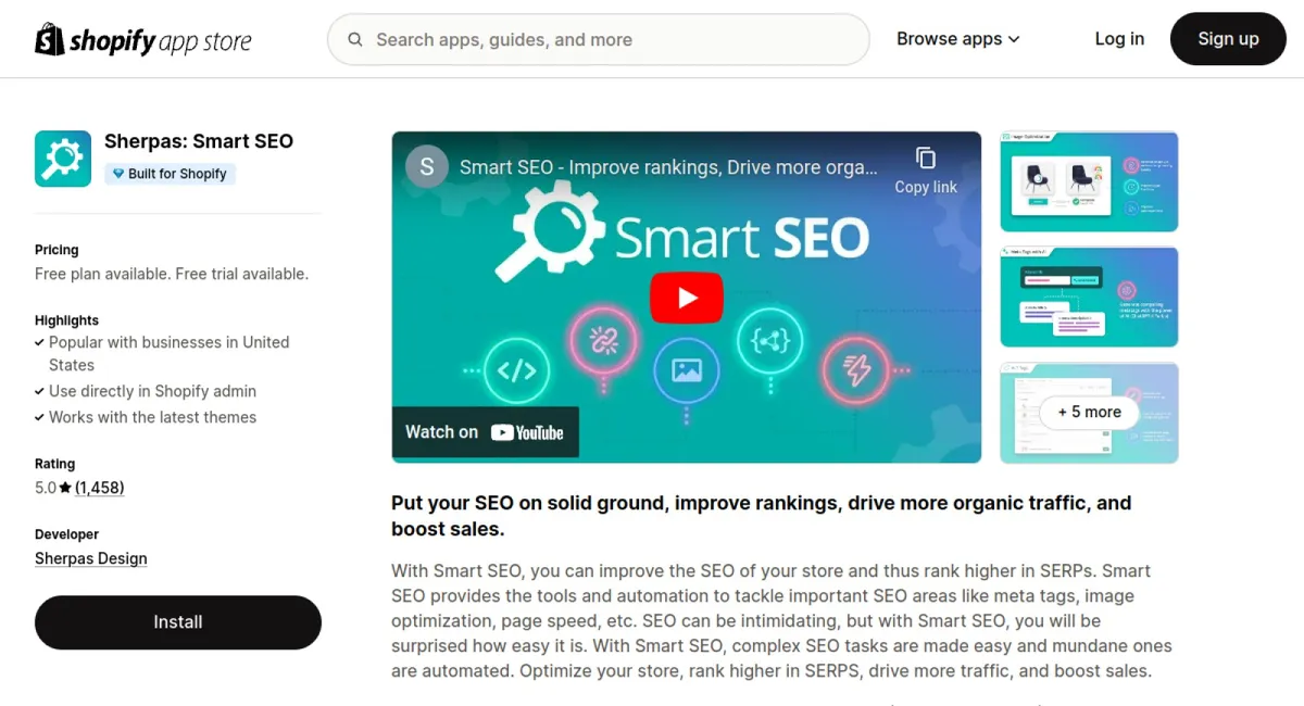 Sherpas: Smart SEO cover