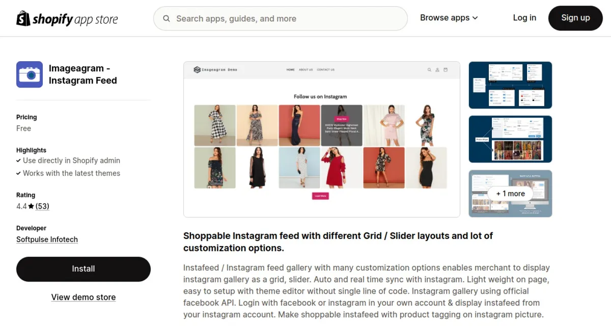 Imageagram ‑ Instagram Feed cover