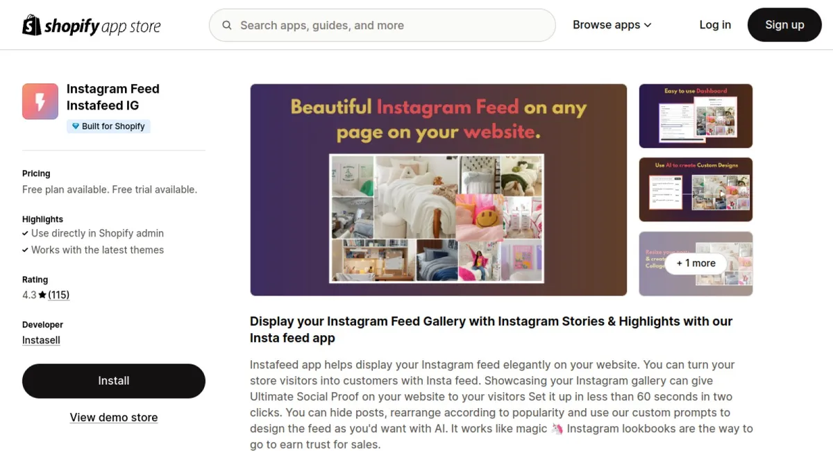 Instagram Feed Instafeed IG cover